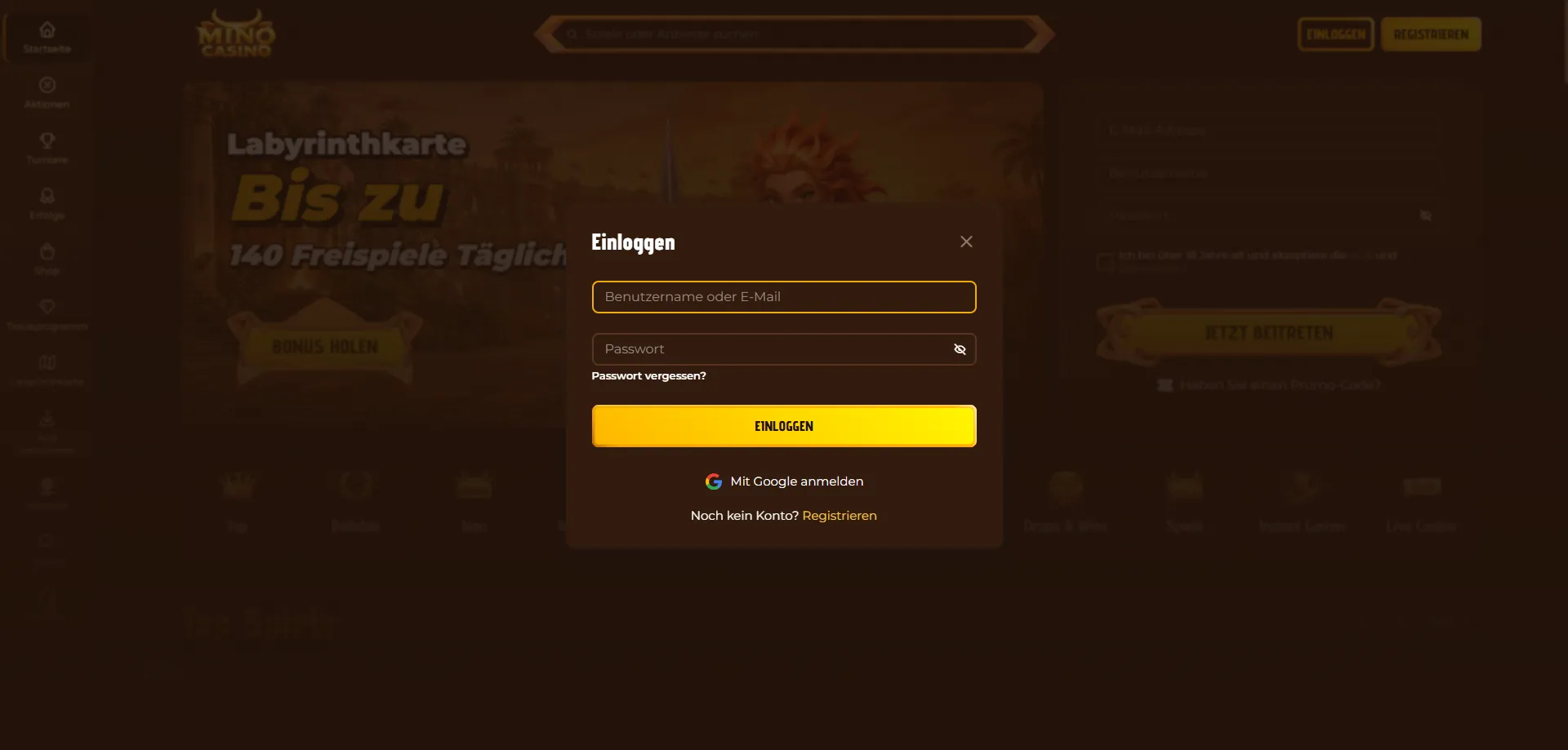 Mino Casino Login Schritt für Schritt – so meldest du dich an